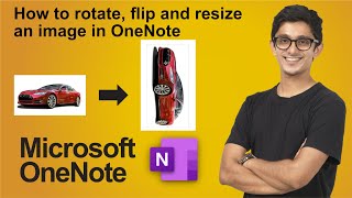 How to Rotate, Flip and Resize an image in Microsoft OneNote | OneNote tips | OneNote Features