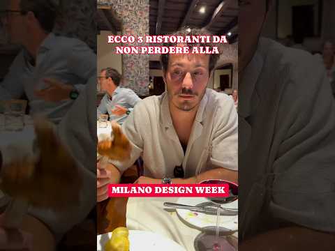 3 ristoranti tradizionali che devi provare a Milano #milano #milanofood Ristoranti #ristoranti #cibo