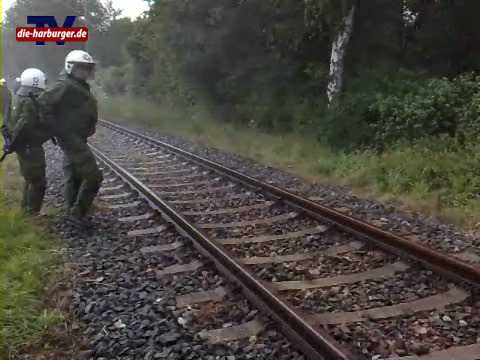 23. August 2008 - Demonstrationen in Moorburg eskalierten