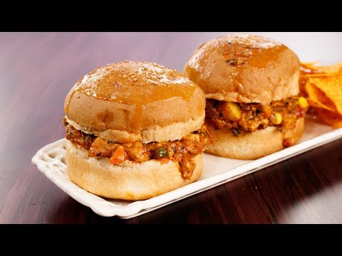 ऐसा बर्गर आपने नहीं खाया होगा - तवा वेज चीज बर्गर - veg tawa burger recipe - cookingshooking