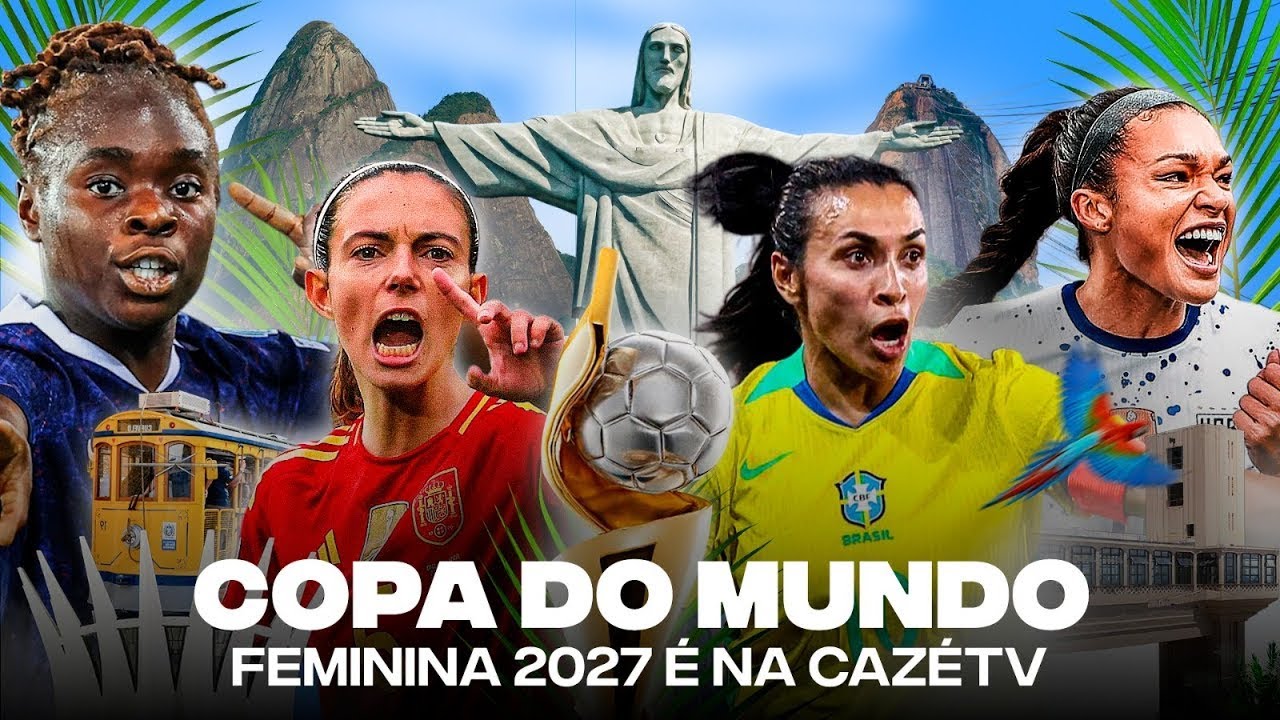 FERNANDA GENTIL ANUNCIA COPA DO MUNDO FEMININA FIFA™ 2027 NA CAZÉTV