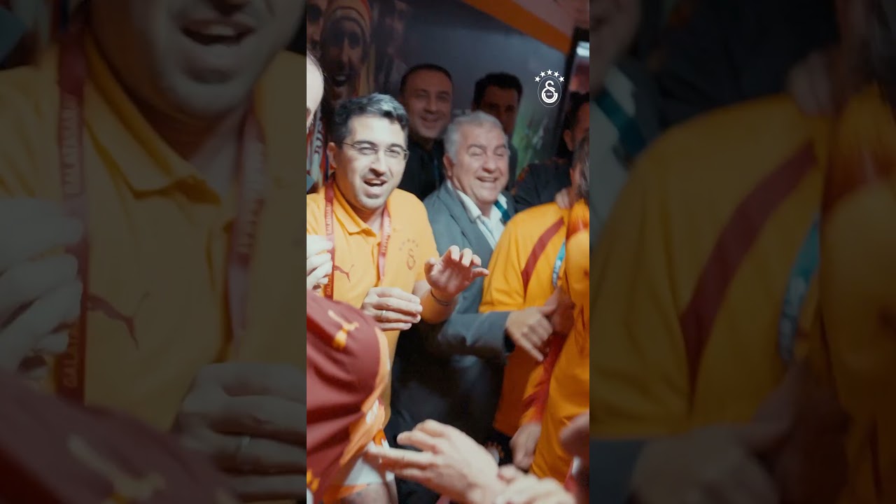 Fenerbahçe derbisi sonrasında Galatasaraylı futbolcuların koridor sevinci