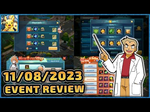 Event Review 11/08/2023 - Unishard Drops, Recycle Event - Pokeland Legends