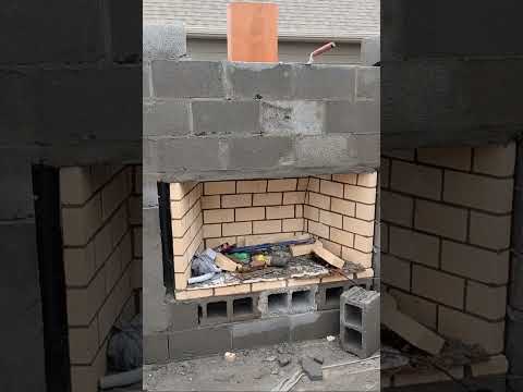 how to build your own wood burning masonry fireplace from a professional mason. #fireplace #diy