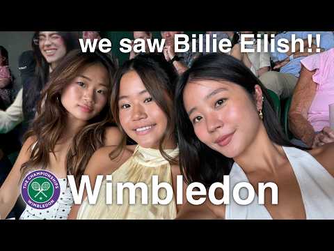 OUR TRIP TO LONDON VLOG!!! (Wimbledon, Billie Eilish)