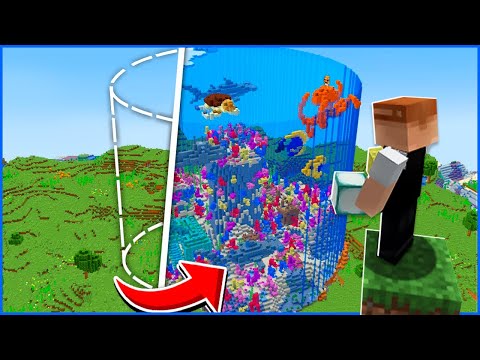 🔥 He created the ENTIRE OCEAN in the OVERWORLD (amazing dms!)