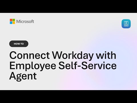 Workday: Integrate ESS in Copilot Studio Workday: Integrate ESS in Copilot Studio