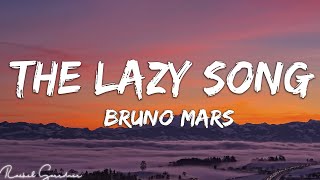 Bruno Mars The Lazy Song...