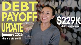 DEBT PAYOFF UPDATE JANUARY 2026 | my debt free journey, six figure student loan