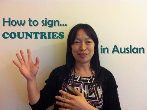 How to Sign Oesterreich in Auslan