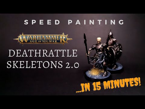 Speed Painting: New Deathrattle Skeletons (In 15 Minutes!)
