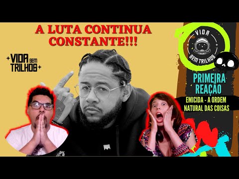 Roqueiros Reagindo a Emicida - A Ordem Natural das Coisas [PRIMEIRA REAÇÃO VIDA SEM TRILHOS]