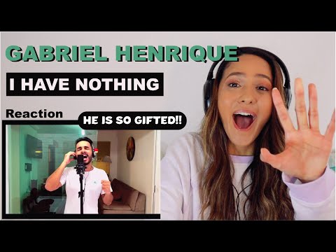 First time hearing Gabriel Henrique - I Have Nothing (Whitney Houston Cover) | REACTION!!