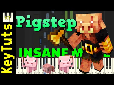 KeyTuts - Pigstep [Minecraft] - Insane Mode [Piano Tutorial] (Synthesis)