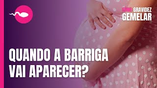 GRAVIDEZ DE GÊMEOS | Quando a BARRIGA vai começar APARECER Quando os bebês COMEÇAM a se MEXER