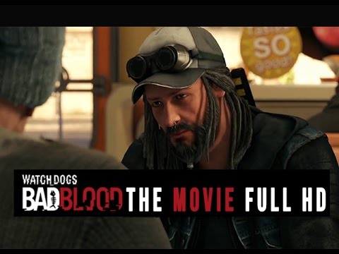 Watch Dogs Bad Blood - All Cutscenes "Game Movie" (Complete Story Behind T-Bone and Defalt) 1080p HD