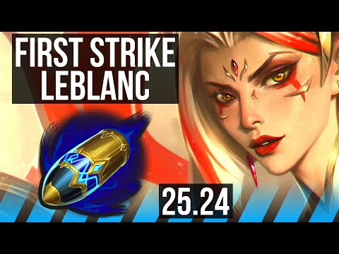 LEBLANC vs SYLAS (MID) | 54K damage, First Strike | KR Master | 25.24