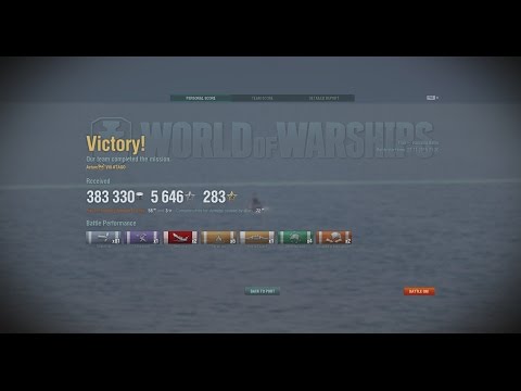 World of Warships: The Atago, on the map Trap