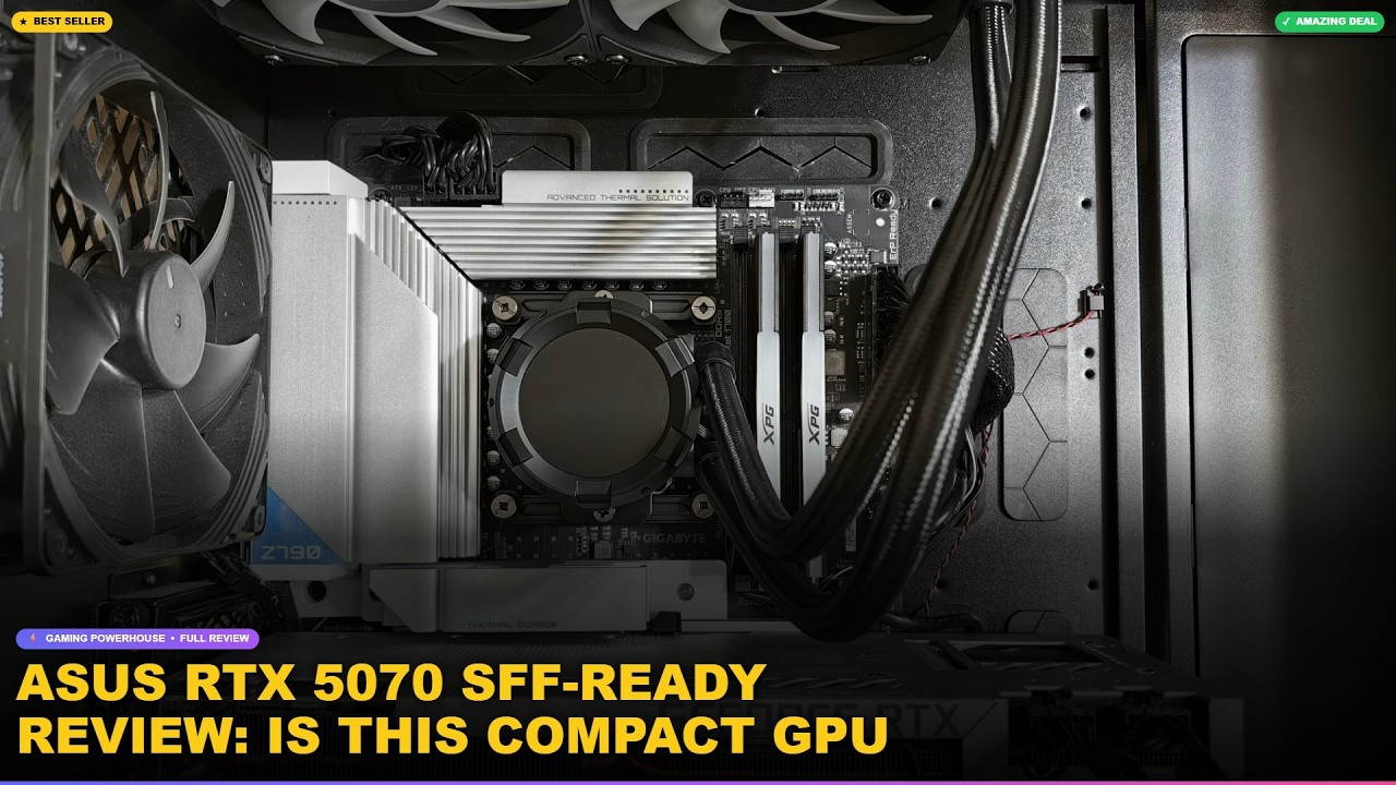 ASUS RTX 5070 SFF-Ready Review: Is This Compact GPU Worth It for Small Builds? review video