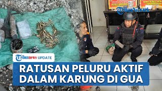 Temuan Ratusan Peluru Aktif dalam Karung di Gua Munggah Bojonegoro, Gegana Turun Tangan