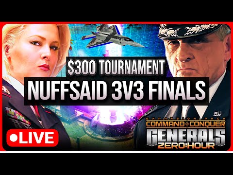 $300 3vs3 Tournament Finals: Team LiftTruck vs  Team Ganja | C&C Generals Zero Hour