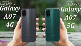What's the REAL Difference Between Samsung A07 4G vs Samsung A07 5G?