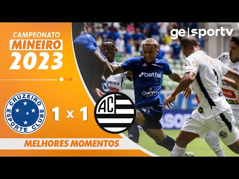 CRUZEIRO 1 X 1 ATHLETIC | MELHORES MOMENTOS | CAMPEONATO MINEIRO 2023 | ge.globo
