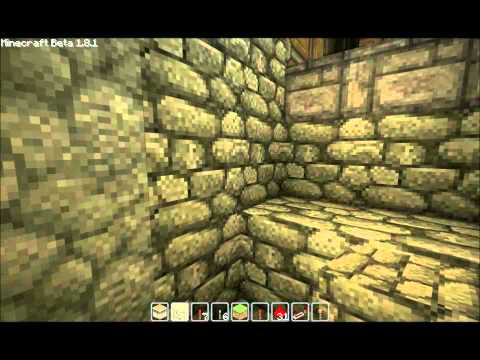 Minecraft - Hidden Piston Stairs