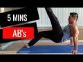 5 Min Abs Workout -- At Home