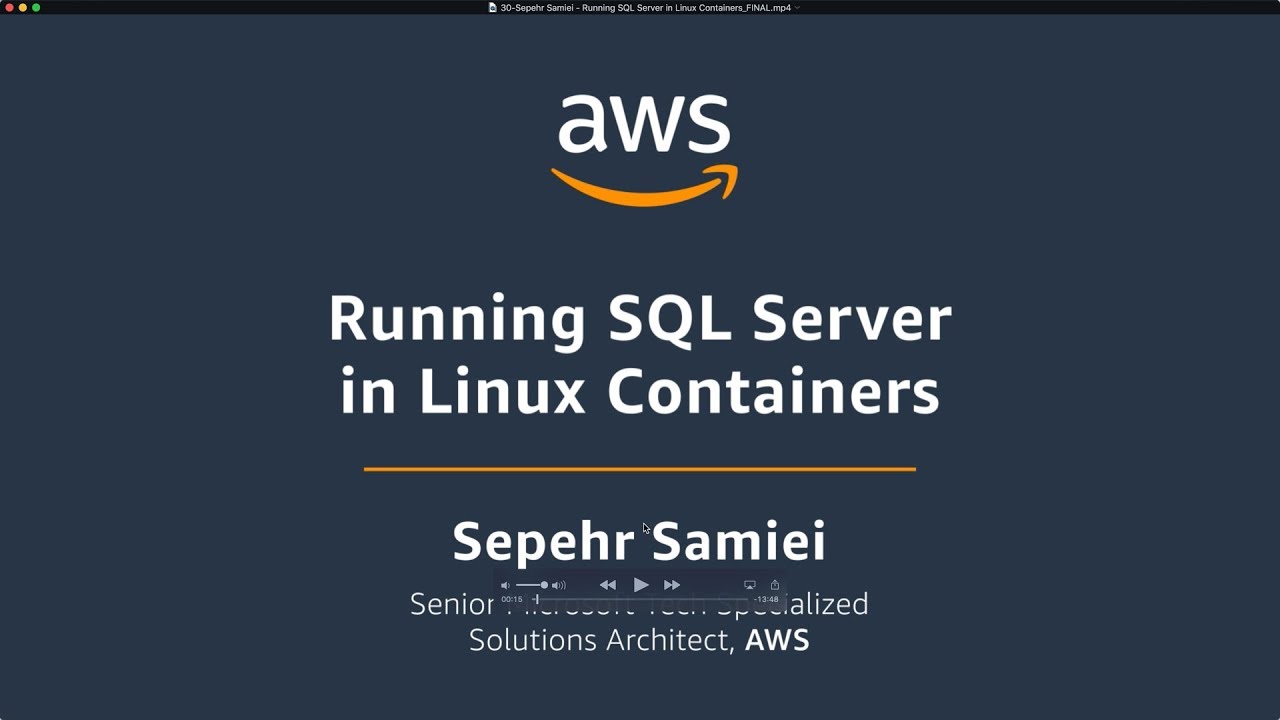 Running SQL Server in Linux Containers