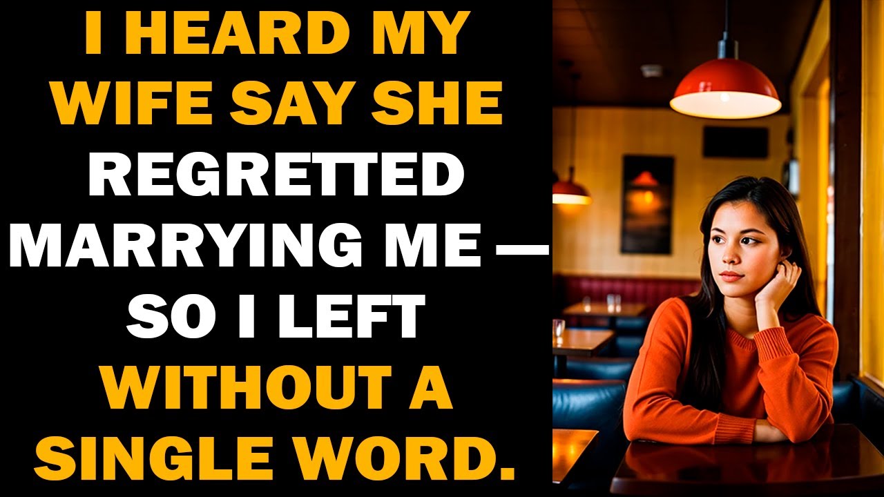 She Told Someone She Hated Me — So I Disappeared Without a Word. What She Did Next Was Shocking.