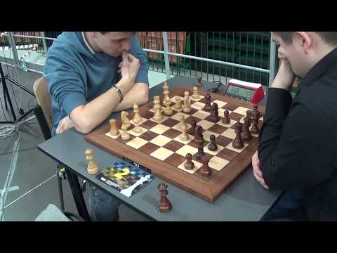 Space advantage in Caro-Kann, IM Vavulin Maksim - FM Goluch Piotr, Rapid chess