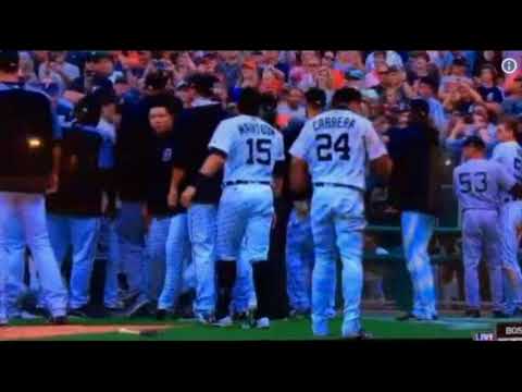 MIGUEL CABRERA vs AUSTIN ROMINE - Baseball FIGHT (Aug 24)