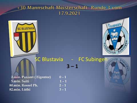 +30 Meisterschaft SC Blustavia - FC Subingen