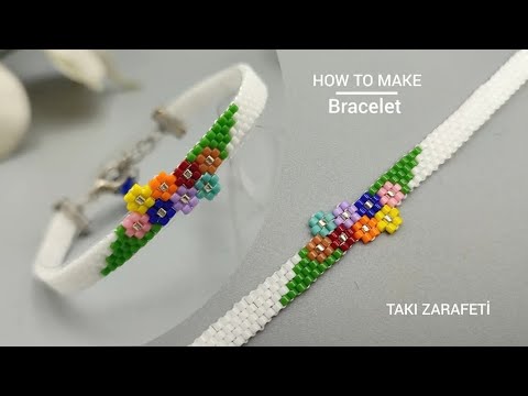 Miyuki Delica bileklik yapımı / miyuki peyote technique  /Peyote  Bracelet .