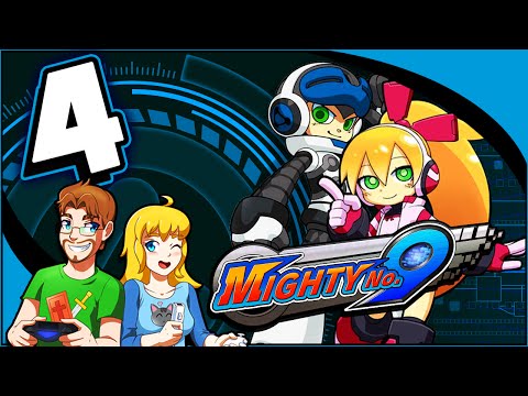 Mighty No. 9 Walkthrough Part 4 Military Base Battalion BOSS