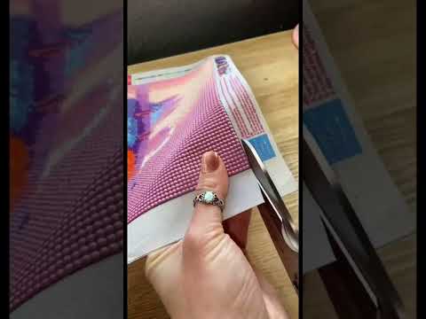 beautiful finished painting #diamondart #diy #diamondpainting #handicrafts #shorts