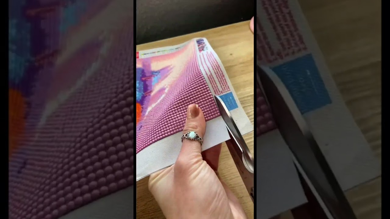 beautiful finished painting #diamondart #diy #diamondpainting #handicrafts #shorts