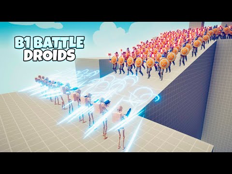 B1 BATTLE DROIDS vs 100x UNITS | TABS Totally Accurate Battle Simulator Gameplay