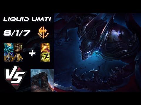 Team Liquid UmTi JUNGLE Nocturne vs Udyr - NA Grandmaster Patch 25.S1.7