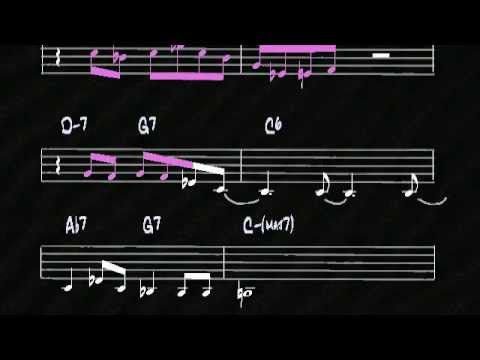 Daahoud - Jazz Scat Vocal - (animated notes)