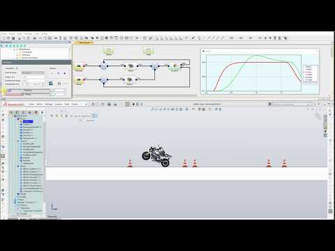 Etude Meca3D + SinusPhy : Simulation de « Wheeling » avec une moto DUCATI RS