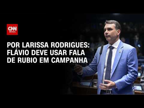 Tarifaço: Flávio Bolsonaro deve usar fala de Rubio sobre Lula em campanha | LIVE CNN