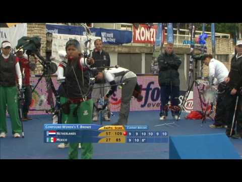 Netherlands v Mexico – compound women's team bronze | Porec 2010 Archery World Cup S1
