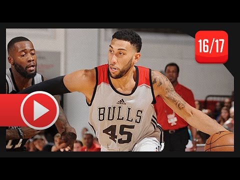 Denzel Valentine Full SL Highlights vs Spurs (2016.07.12) - 15 Pts, 6 Reb