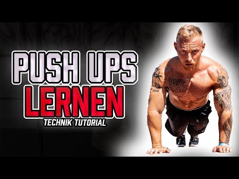 LIEGESTÜTZE lernen | Wenn du KEINE Push Ups schaffst, nutze diese Technik (Tutorial für Anfänger)