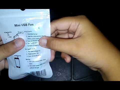 Mini bentilador usb para el celular
