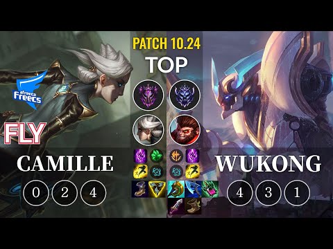 AF Fly Camille vs Wukong Top - KR Patch 10.24