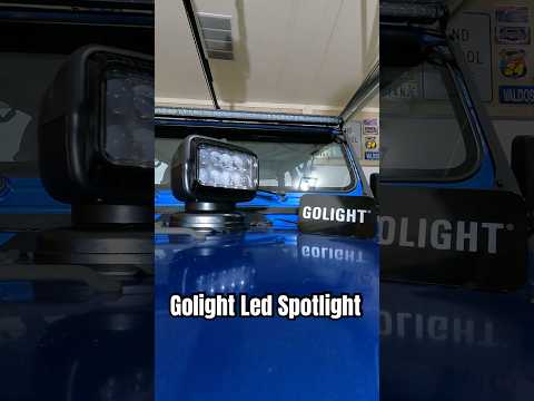 Outdoorsman’s best friend! Magnetic Led Vehicle mount 360 degree spotlight. #golight #spotlight