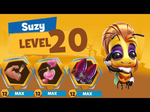 Solo Suzy Maxed Level 20 | Zooba Gameplay